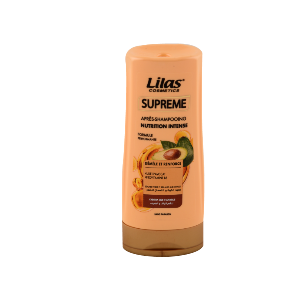 Lilas après-shampooing supreme nutrition intense huile d'avocat 180ml