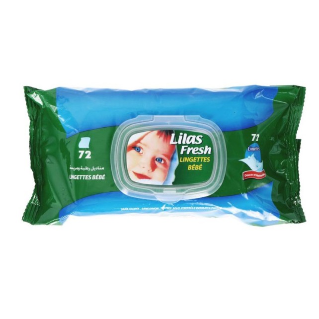 Lilas Fresh Lingettes Bébé...