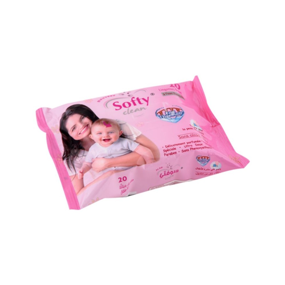 Lingette bébé thermale mix SOFTY