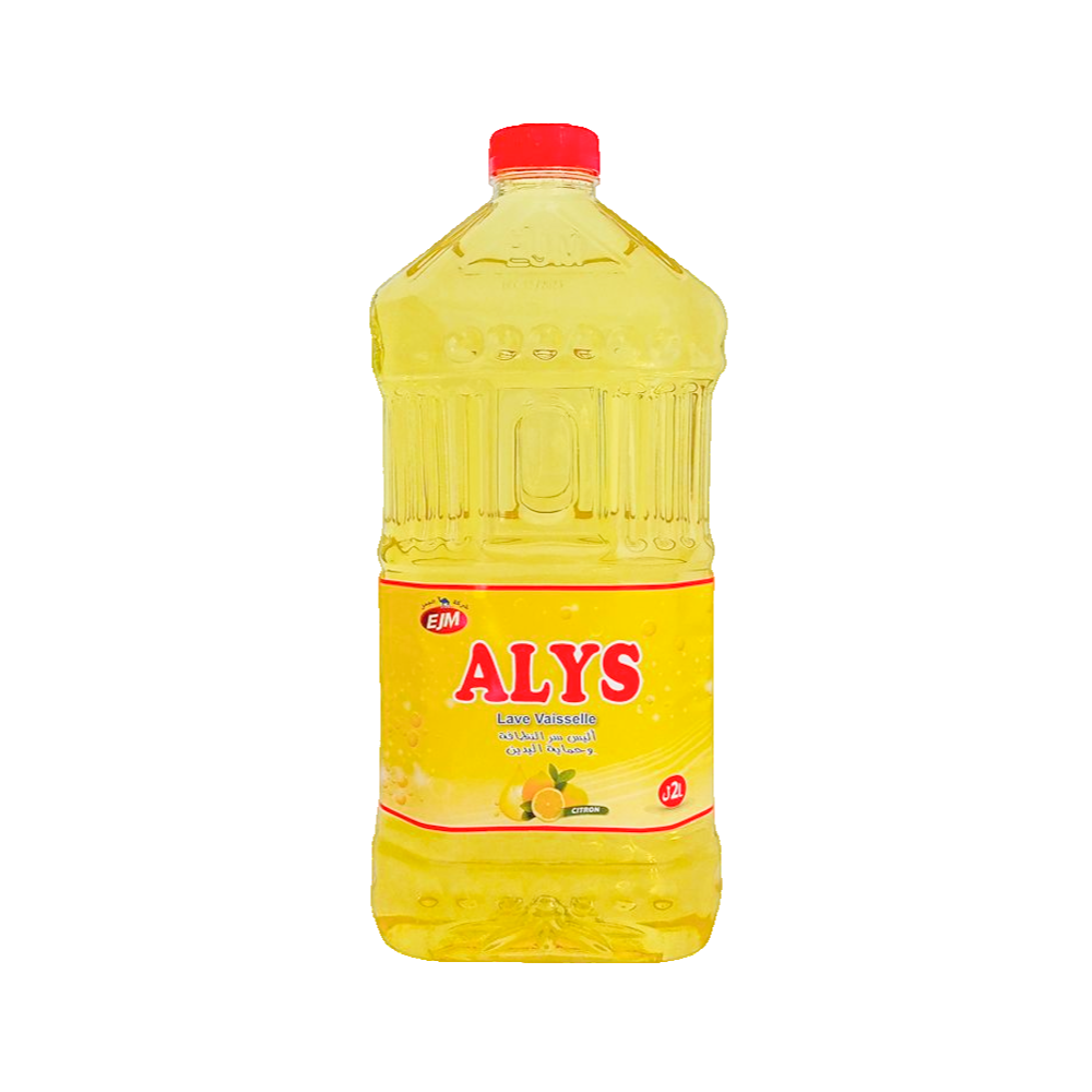 Détergent Liquide Alys Pour La Vaisselle Jmal 2L Citron